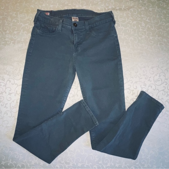 True Religion Denim - True Religion Halle Blue Gray Mid Rise Skinny Jeans  Size 31